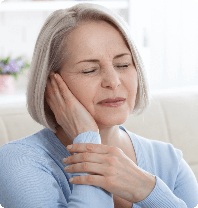 tinnitus woman experiencing pain